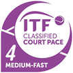 ITF Classified Court Pace 4 Medium-Fast - Manto MONDO Supercourt XN