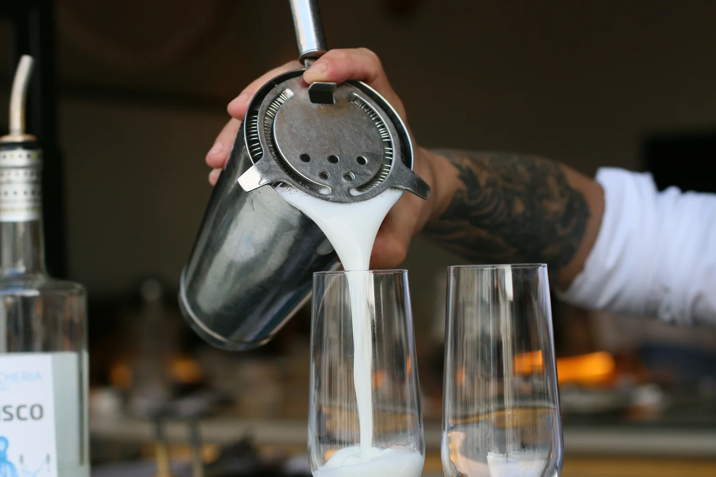 Shaker mixology cocktail BeatBar Air Padel Varese